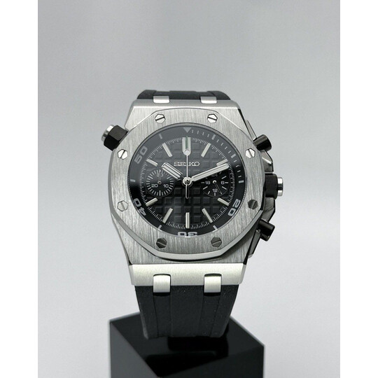 Custom Seiko Mod • Black AP ROO • 46mm